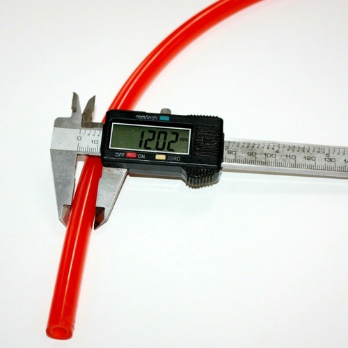 CLEAR RED 1M 1 Meter 8mm ID Fuel Petrol Line Hose PIT Quad Dirt Bike ATV Buggy - Picture 4 of 5