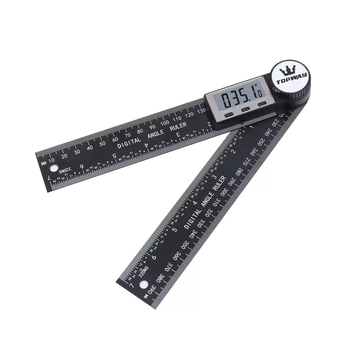 Digital outlet angle ruler