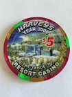 Harverys Lake Tahoe NV $5  LImited Edition Y2K 2000 Obsolete Casino Chip. — photo 3