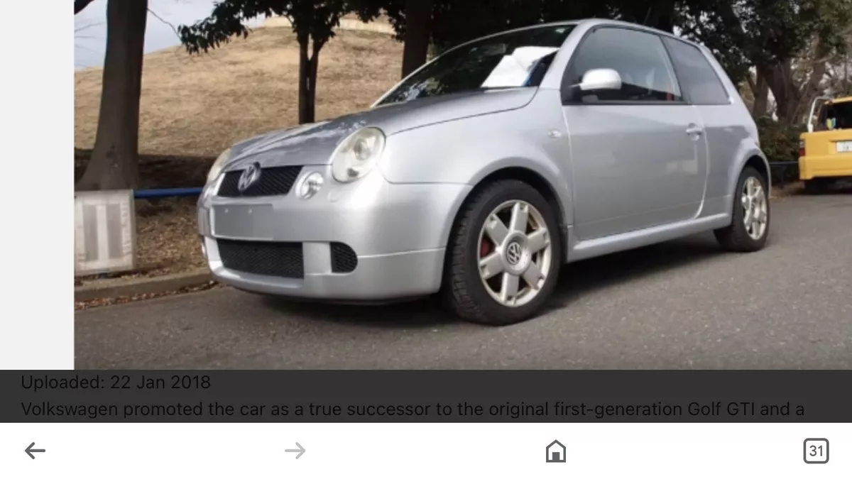 Silver Vw Lupo Gti Breaking Parts Headlight Washer Jets Covers
