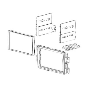 American International Double-din Dash Installation Kit for GM GMK318