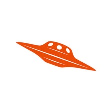 Ufo Flying Saucer Decal Vinyl Sticker Cars Window Bumper Laptop Notebook