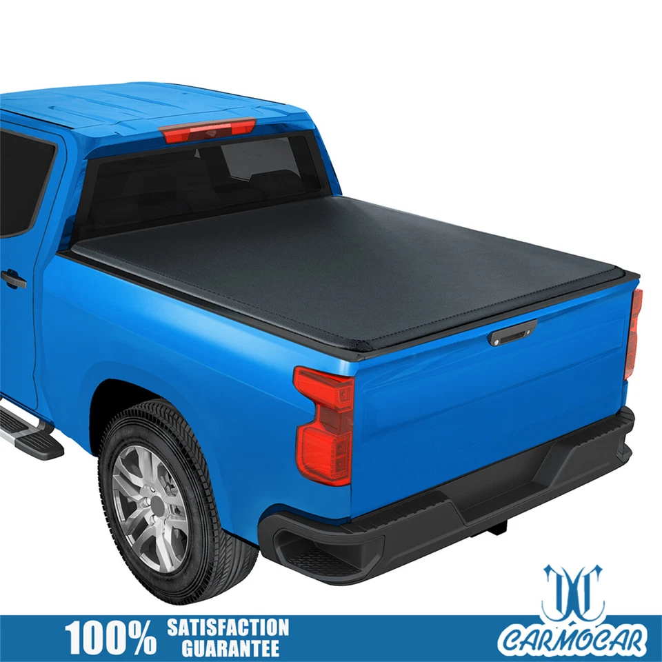 Tonneau Cover Roll Up 8FT For Chevy Silverado GMC Sierra 2500 1500 3500HD 88-07 Foto 2 de 4