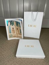 NW DIOR AUTH LUXURY Gift Coat Jewelry Box, Tissue Paper, Look Book, Shopping Bag