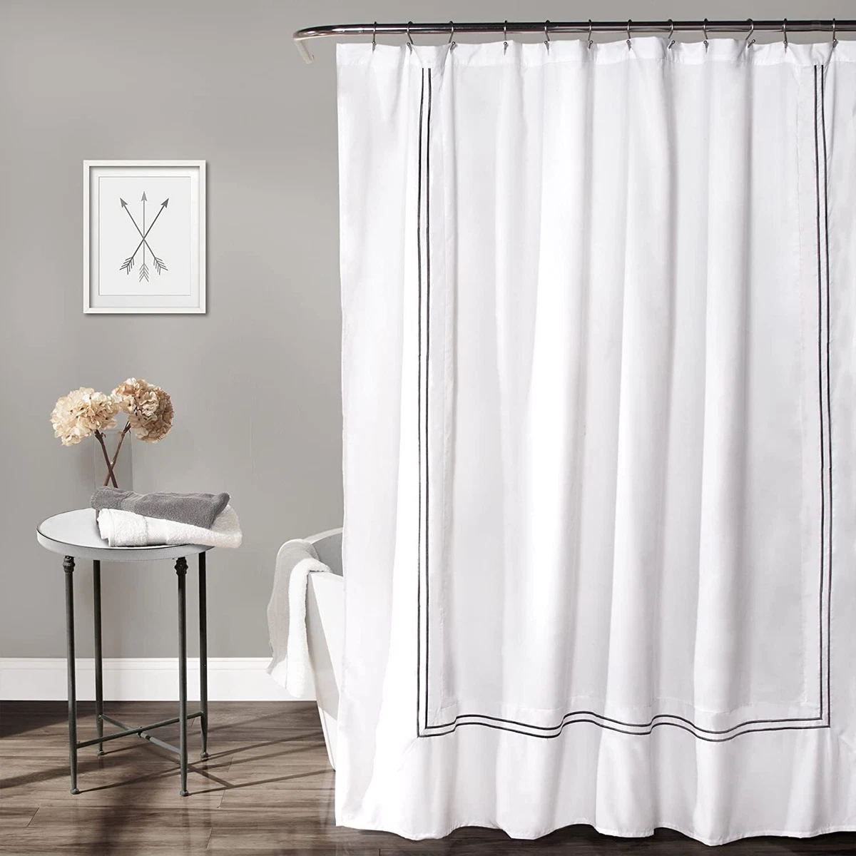 Lush decor discount shower curtain