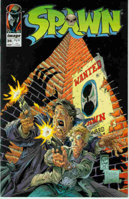 Spawn # 35 (Greg Capullo, Todd McFarlane, 2  pin-ups) (USA, 1995)