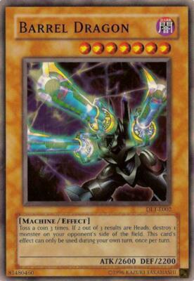 遊戯王 2004 Barrel Dragon Limited Edition Barrel Dragon - DL1-E002 - Super Rare - Limited Edition - YuGiOh