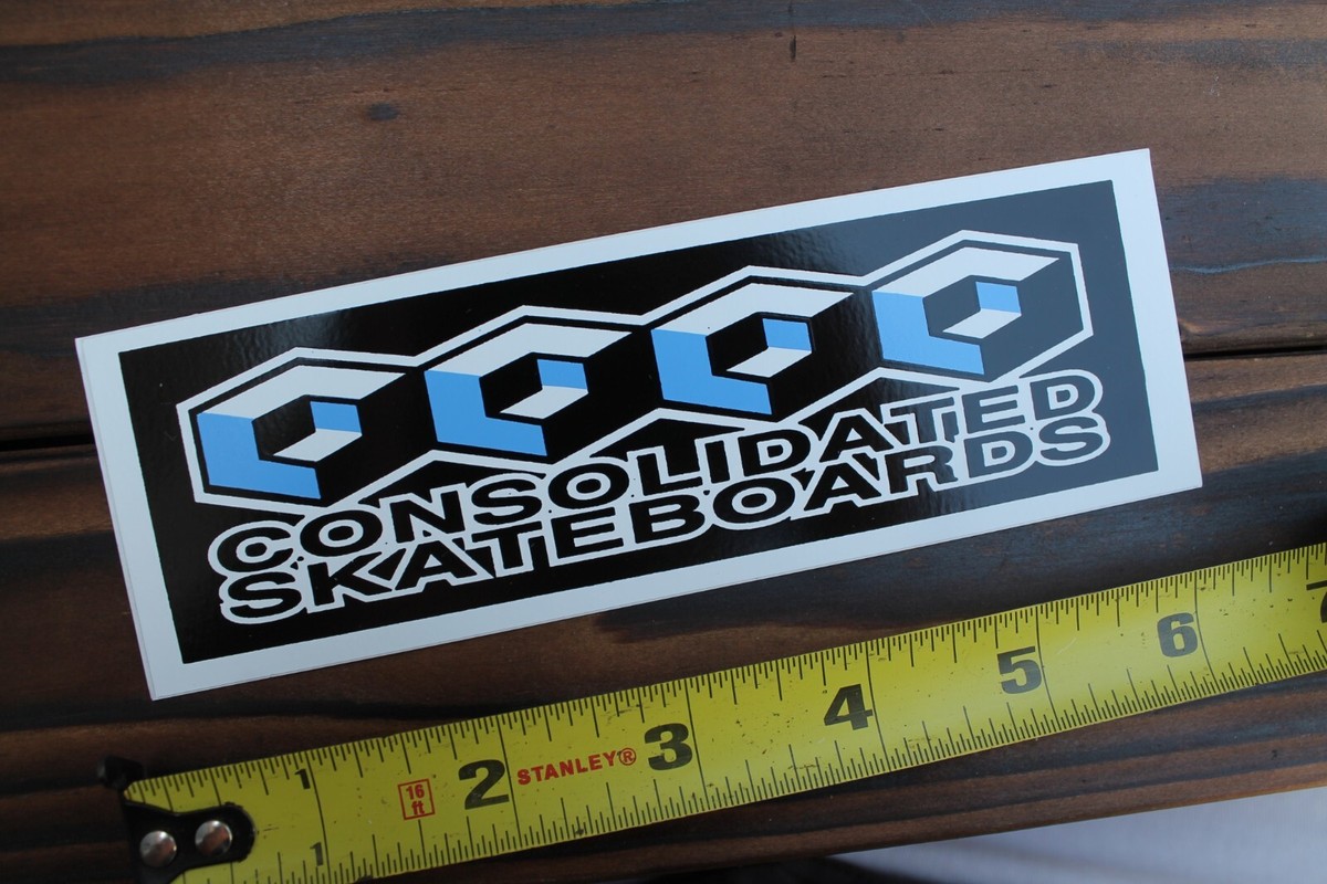 Consolidated Skateboards DVD ステッカー コンソリ CONSOLIDATED コンソリデーテッド スケボー ステッカー LESS IS