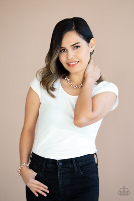 paparazzi all dressed uptown brown Opulence Necklace New Beaded bracelets