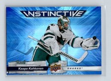 2023-24 UD Series 2 Instinctive  #IN-14 Kaapo Kahkonen San Jose Sharks