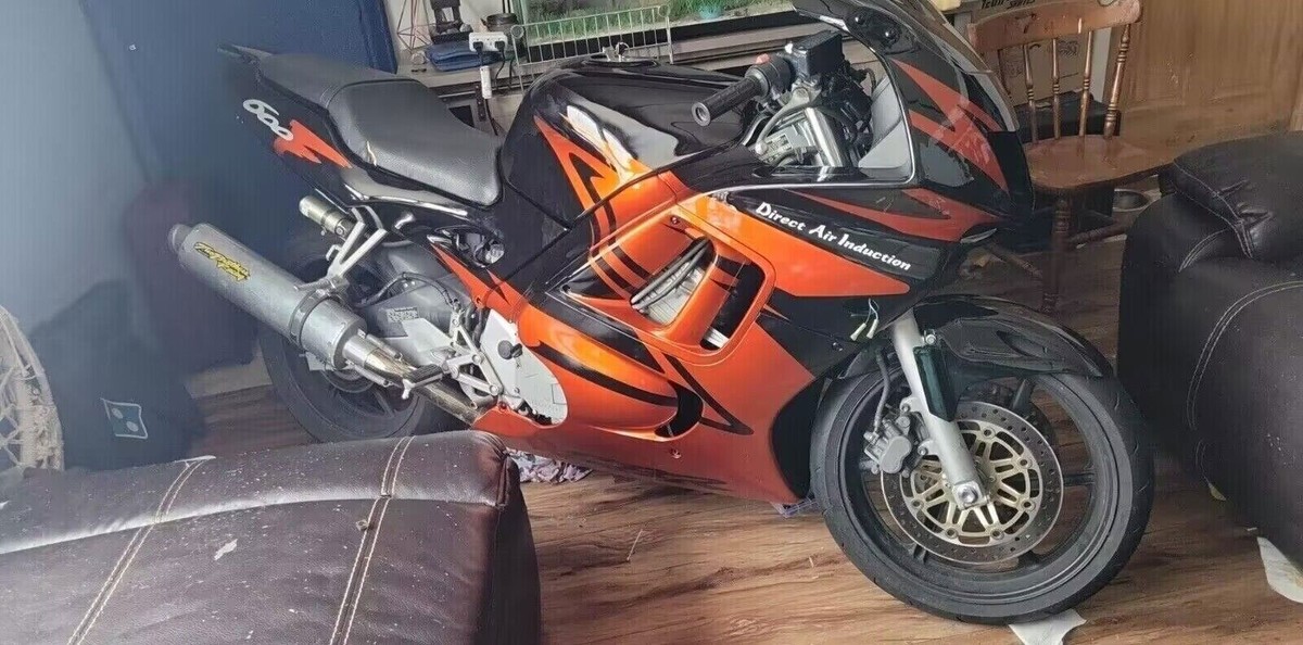 Black Orange Fairings For Honda CBR600F3 1997 1998 97 98 F3 ABS