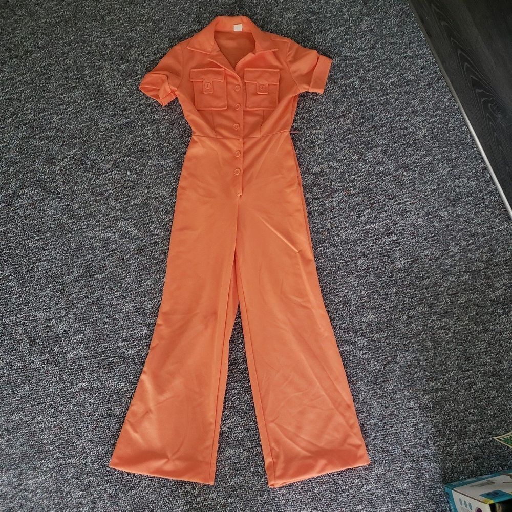 ★★Adairs★★ 70s jumpsuit orange JN8311 adidas Originals Women's Jumpsuit Orange JN8311 | FOOTDISTRICT