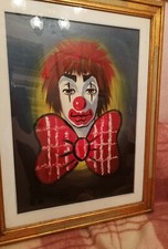 Olio su Tela 50x70 di Romano Mussolini con Certificato di autenticità + Cornice