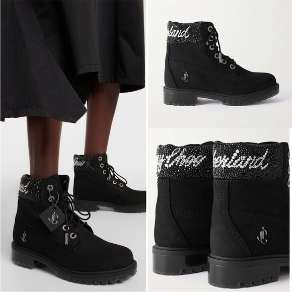 New JIMMY CHOO x Timberland Crystal Utility Boots $1,595 8