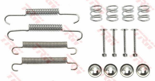 KIT RACCORDO GANASCE BATTERIA FRENO POSTERIORE TRW SFK437 P PER KIA SPORTAGE 1.6L,1.7L,2L - Foto 2 di 5