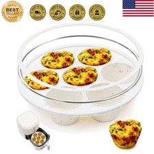 Effortless Baking with 7-Cup Silicone Muffin Pan - Perfect for Egg Bites