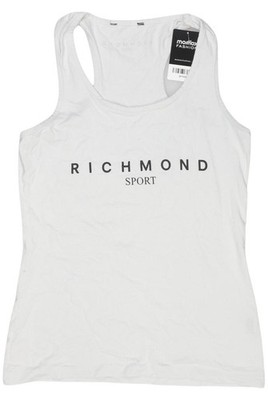 JOHN RICHMOND Top Damen Trägertop Tanktop Unterhemd Gr. M Weiß #jpczgdi