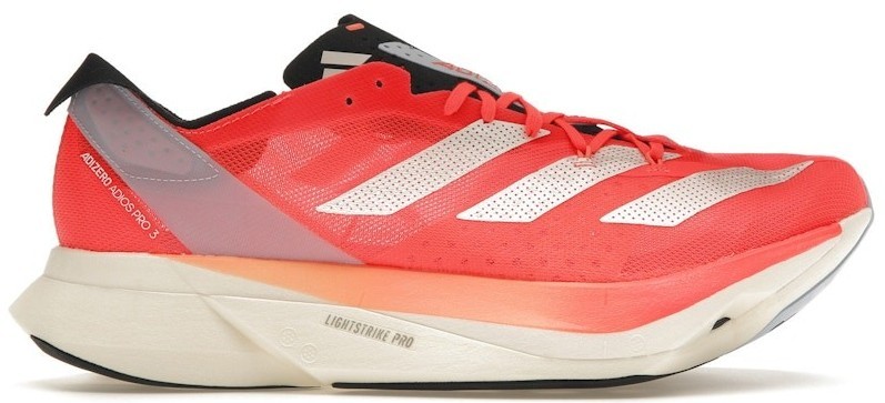 スパイク・シューズ adidas Adizero Adios Pro 3 RED 25 Adidas Adizero Adios Pro 3 Solar Red for sale | eBay