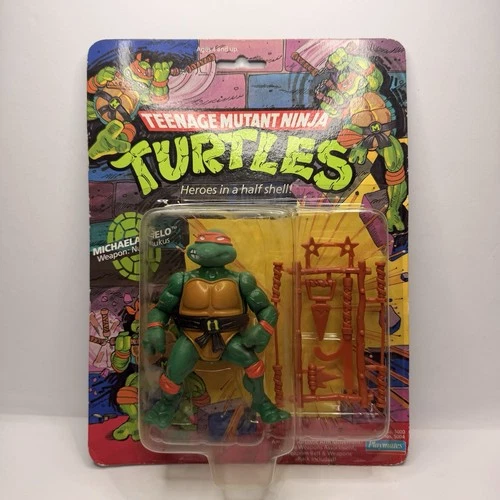1988 Playmates Toys Teenage Mutant Ninja Turtles Michelangelo Action Figure NEW
