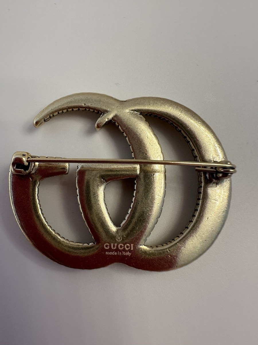 Gucci Pin Gold Brooch Vintage | eBay