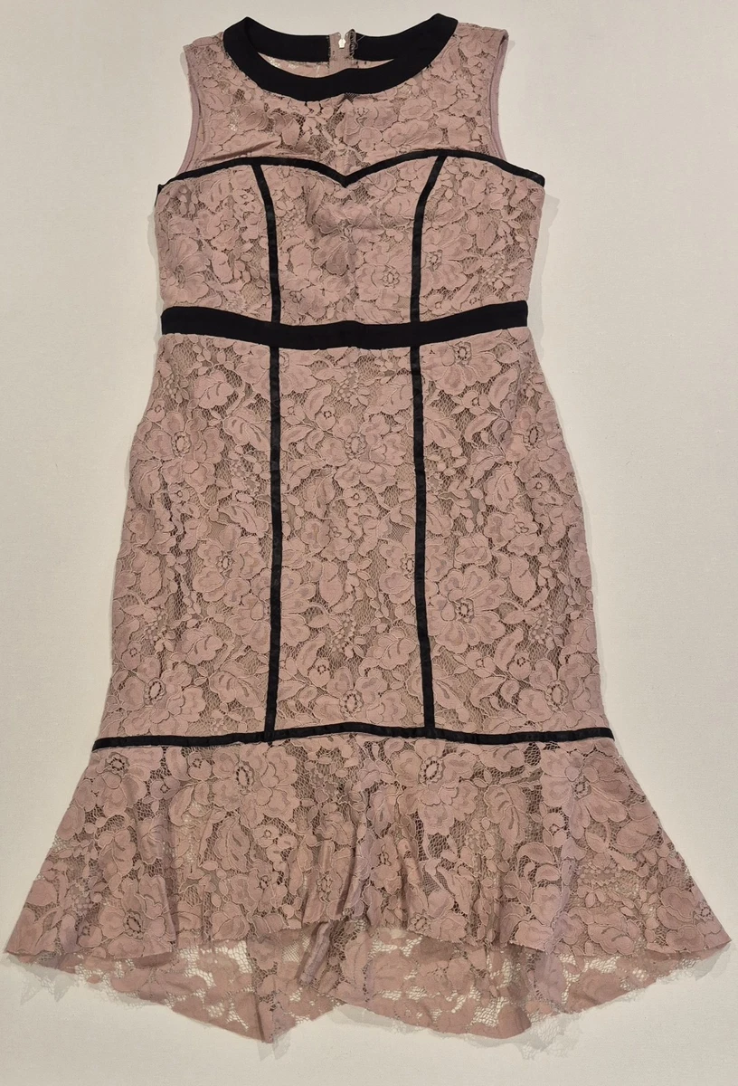 paper dolls rose lace dress Pink Paper Dolls London Dress Beautiful Rose Dusky Pink Lace Dress From