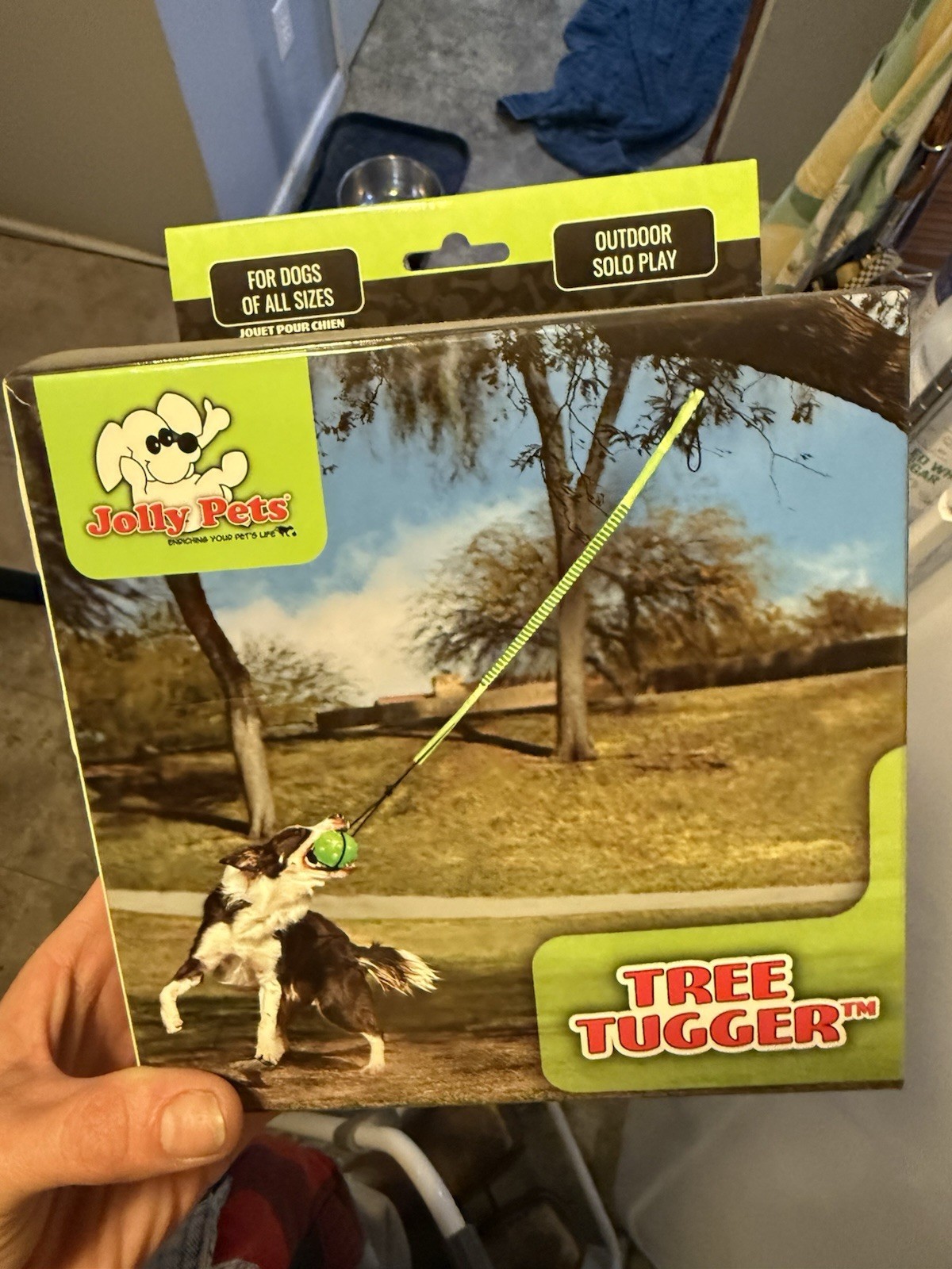 Jolly Pets Tree Tugger Heavy Duty Outdoor Tugging Interactiv