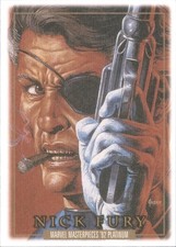 2024 Upper Deck SkyBox Marvel Masterpieces '92 Platinum - Nick Fury Canvas #64