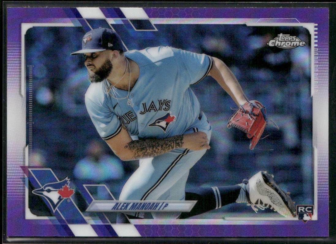2021 Topps Chrome Update #USC65 Alek Manoah Purple Refractor