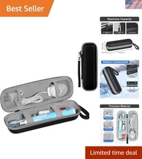 Travel-Ready Electric Toothbrush Case with Waterproof Design and Hand Strap