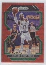 2021-22 Panini Prizm Ruby Wave Prizm Dennis Schroder #20 12yh