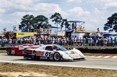 Davy Jones Jan Lammers Andy Wallace Tom Walkinshaw Racing Jaguar X- Old Photo 2