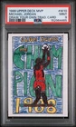 1999 UPPER DECK MVP DRAW YOUR OWN TRADITION CARD #W10 MICHAEL JORDAN PSA 9