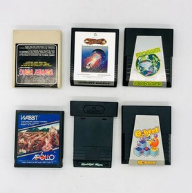 Atari 2600 games - TESTED - Frogger, Wabbit, KoolAid Man, Donkey Kong, Q-Bert