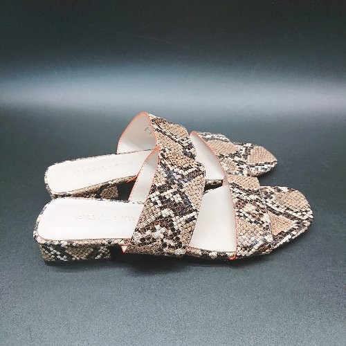 Kendall Kylie Open Toe Python Pattern Chunky Heel… - image 4