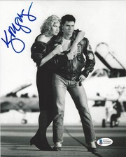 KELLY MCGILLIS SIGNED 'TOP GUN' 8x10 MOVIE PHOTO CHARLIE ACTRESS 2 BECKETT COA