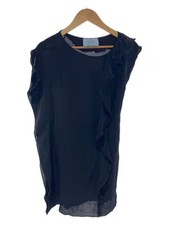 PRADA/Sleeveless Dress/Size 38/Silk/Black