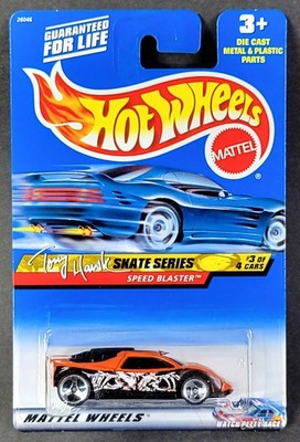2000 Hot Wheels Tony Hawk Skate 3/4 #043 Orange Speed Blaster 26046