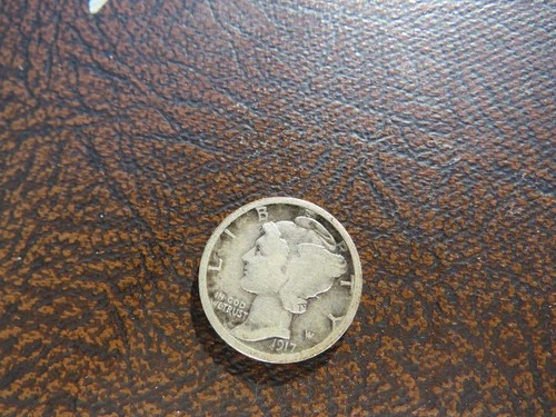 1917 D Mercury Dime. Fine