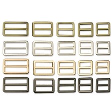 Bag Clasp Glide Adjuster Clips For 16 19 25 32 38 50 mm Bag Strapping Chain Belt