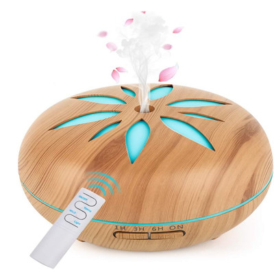 GeeRic Aroma Diffuser, 550 ml - Ultrasonic Humidifier - Aromatherapy Oil Burn...