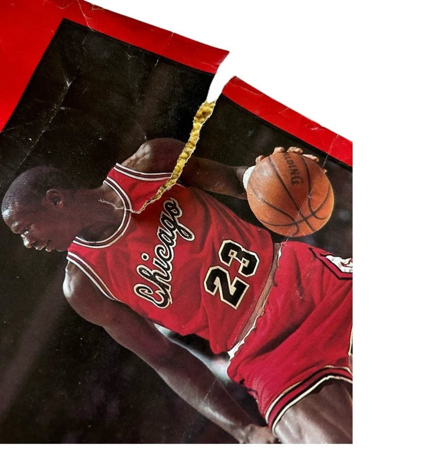1987 Starline NBA Michael Jordan Chicago Bulls Poster 22x34 Vintage - Image 4 of 4