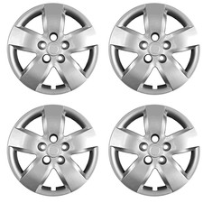 16 Bolt-on Silver Wheel Cover Hubcaps For 2007-2008 Nissan Altima