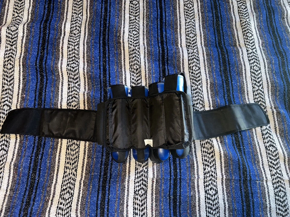 Paquete de arnés + vainas de paintball VALKEN • azul + gris en excelente estado Foto 2 de 3