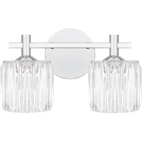 Polished Chrome LED Bathroom Vanity Light from the Spade Collection - Picture 2 of 5