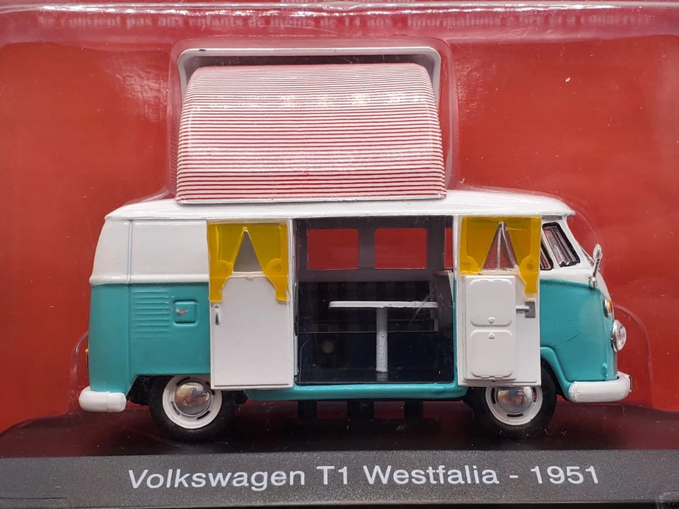 Volkswagen T1 Westfalia (1951) 1/43 Hachette NEUF - Photo 1/3