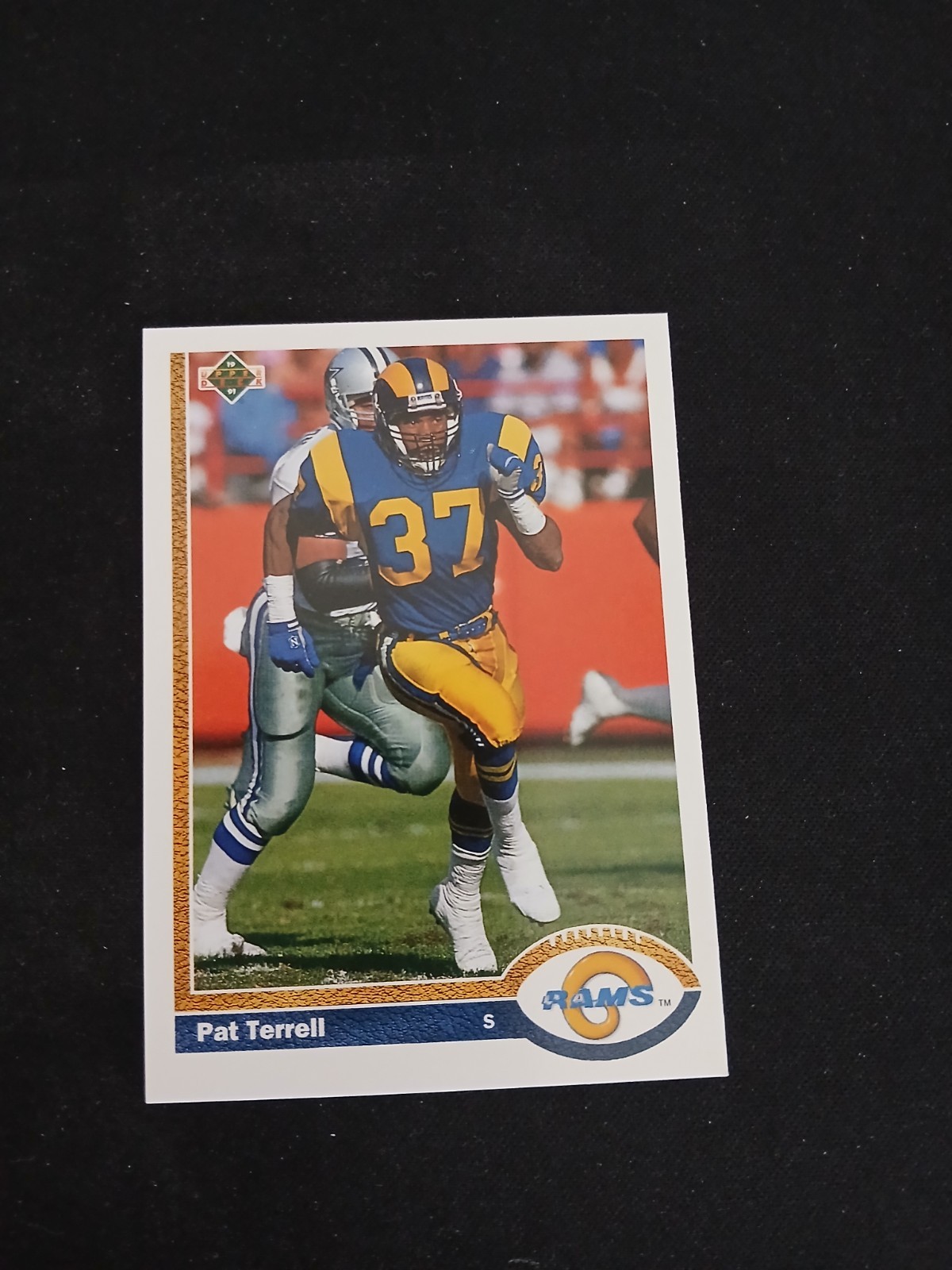1991 Upper Deck #53 Pat Terrell Los Angeles Rams Football Card