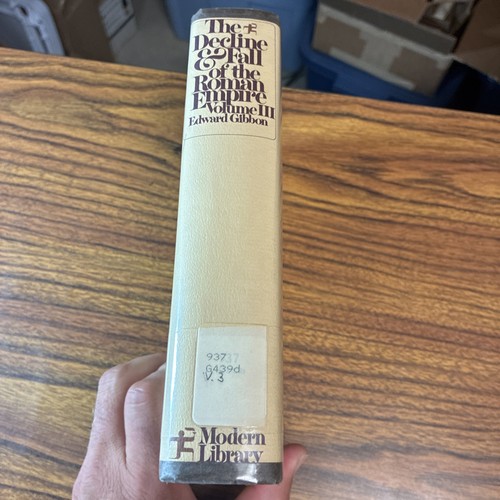 the DECLINE & and FALL of the ROMAN EMPIRE edward gibbon VOLUME III 3 ex-library - Picture 2 of 24