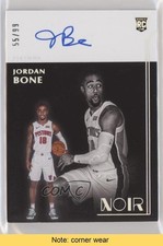 2019-20 Panini Noir Rookie Auto 55/99 Jordan Bone #391 Auto READ s3g