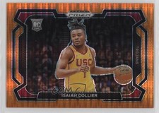 2024 Panini Prizm Draft Picks Orange Pulsar Variations 33/49 Isaiah Collier 1i98