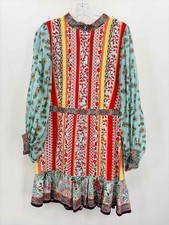 Pre-Owned Alice + Olivia Blue Size 12 Knee Length Long Sleeve Dress